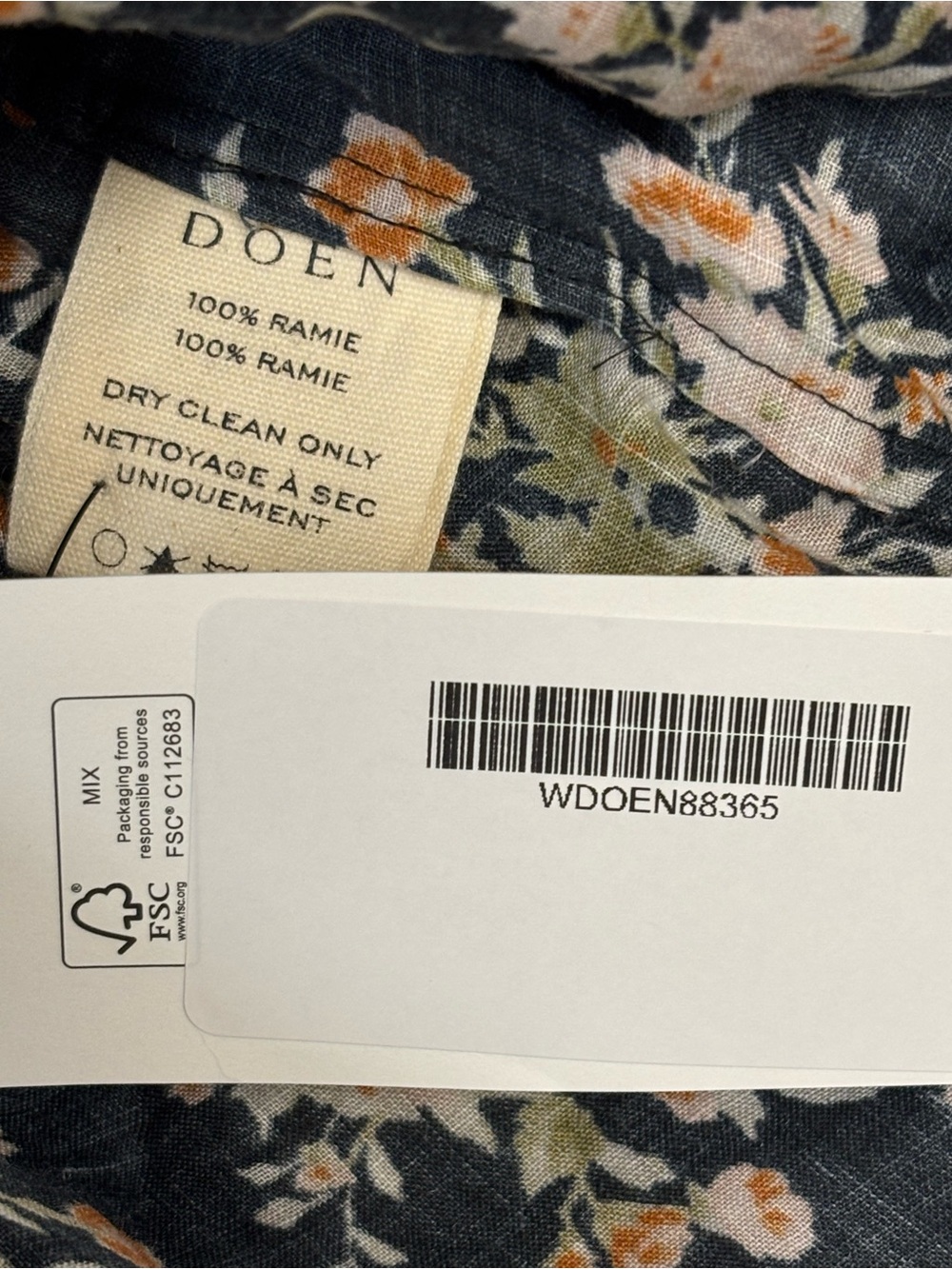 Doen Graciella Dress, Foxglove Floral - Small - Picture 5 of 5